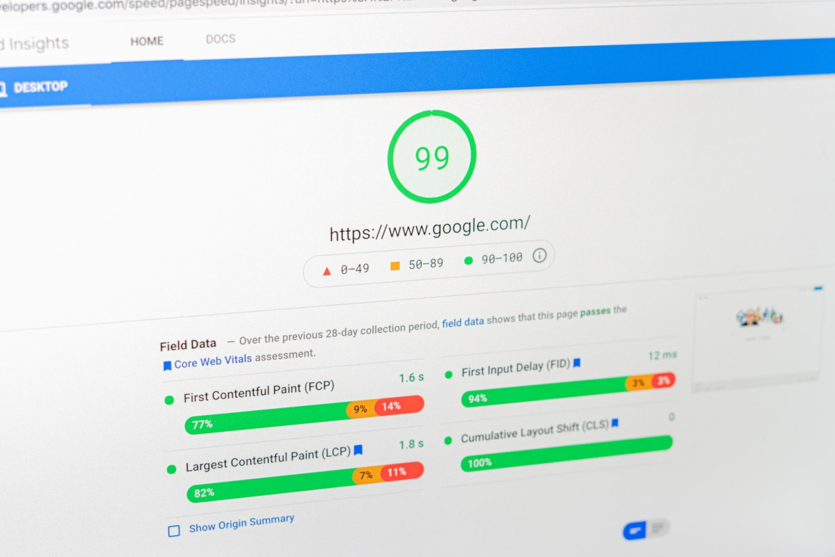 Google speed insights