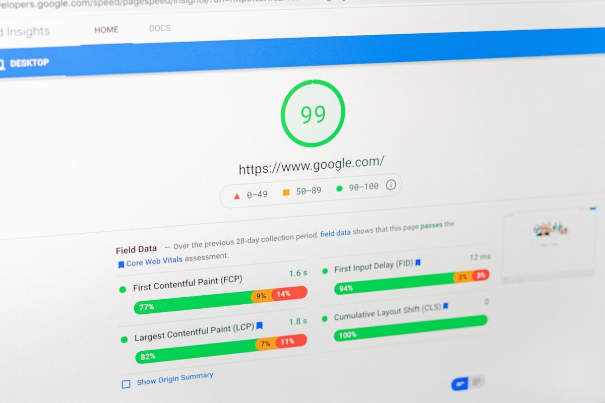 Google speed insights